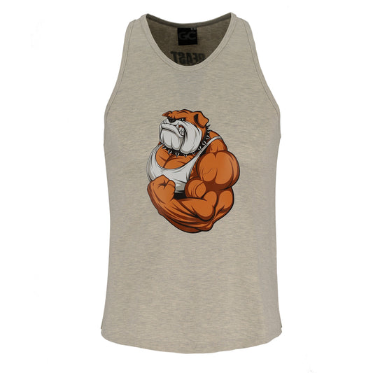 Men's Vest (Flexing Bulldog)