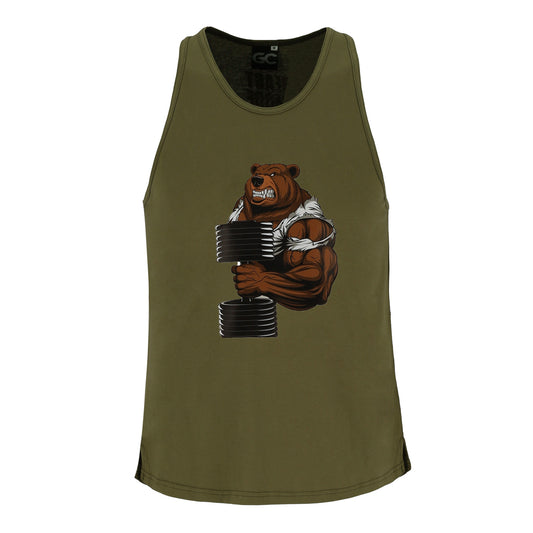 Men's Vest (Bear with Dumbell)