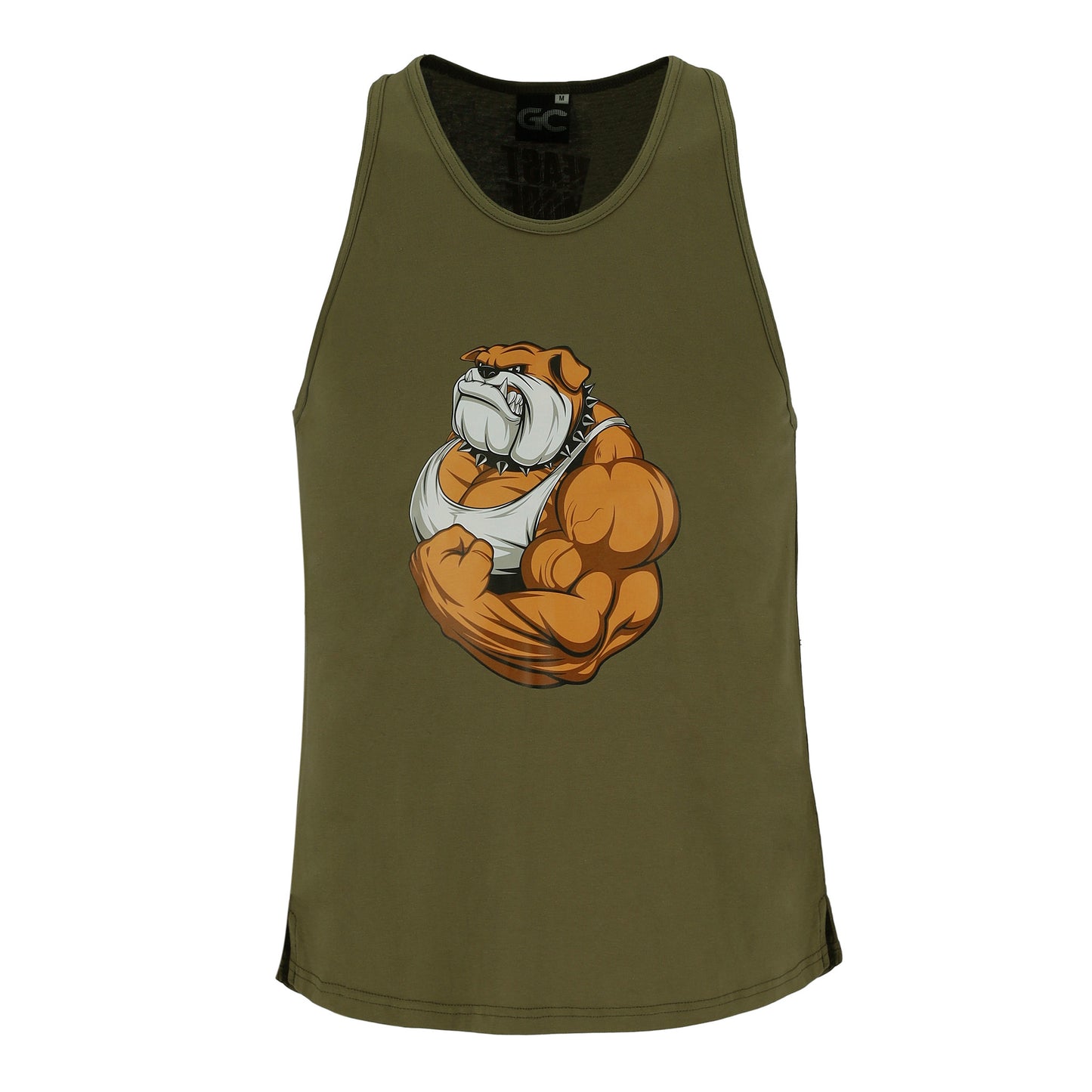 Men's Vest (Flexing Bulldog)