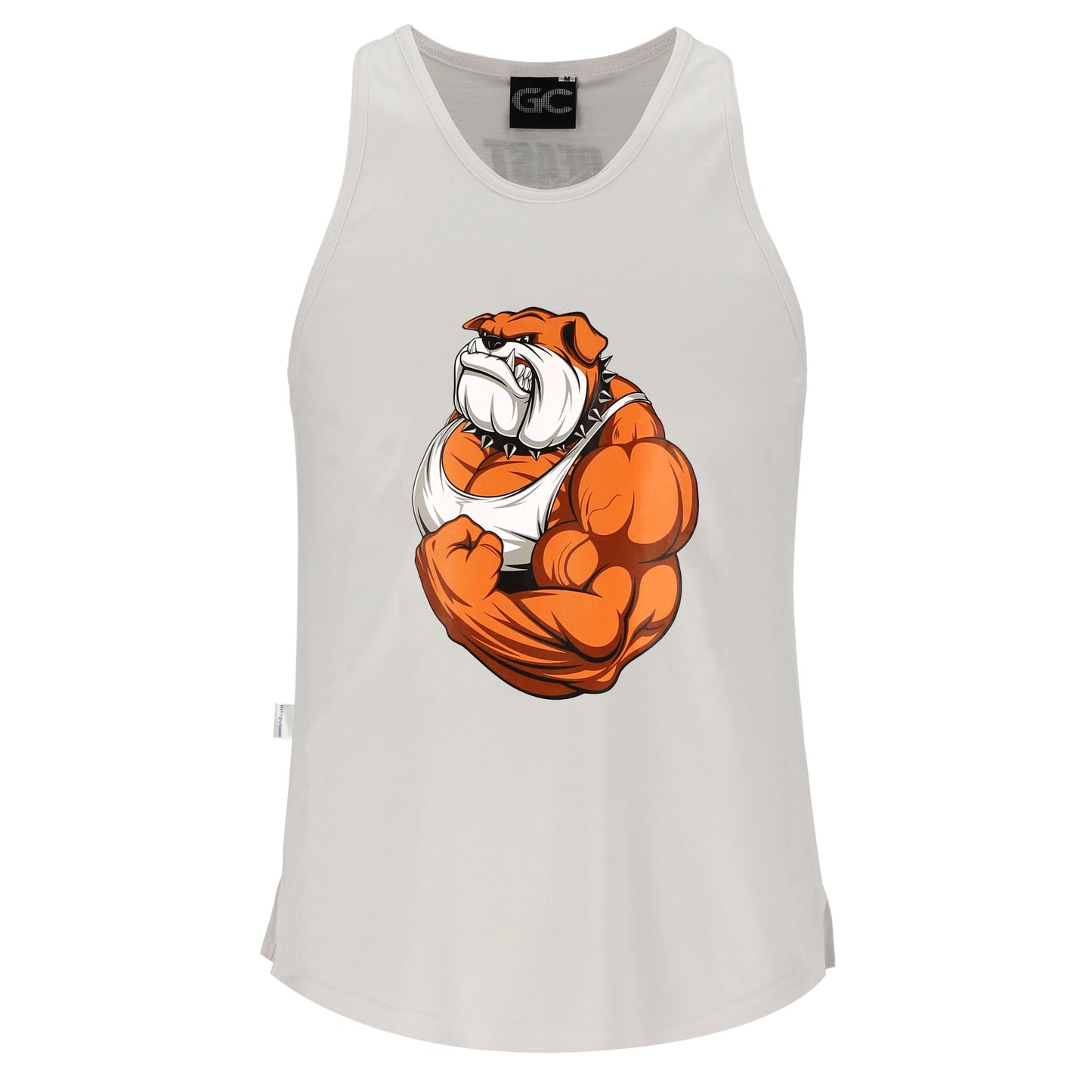 Men's Vest (Flexing Bulldog)