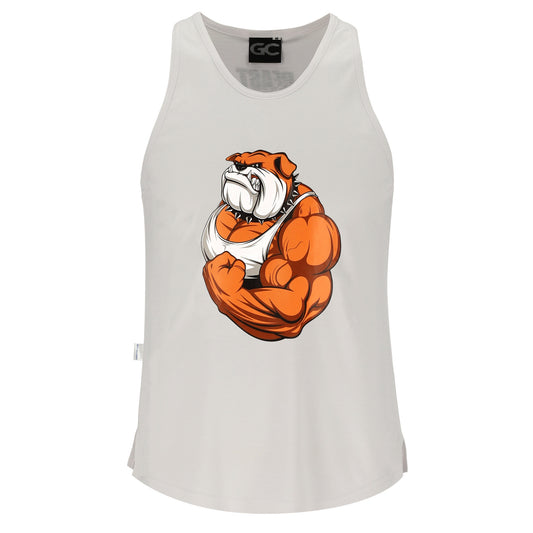Men's Vest (Flexing Bulldog)